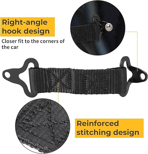 Miniatura 8 de Motorparty - Correas limitadoras de puerta para Can Am Maverick X3 2017-2022 actualizadas, resistentes, resistentes, de nailon, correa limitadora de