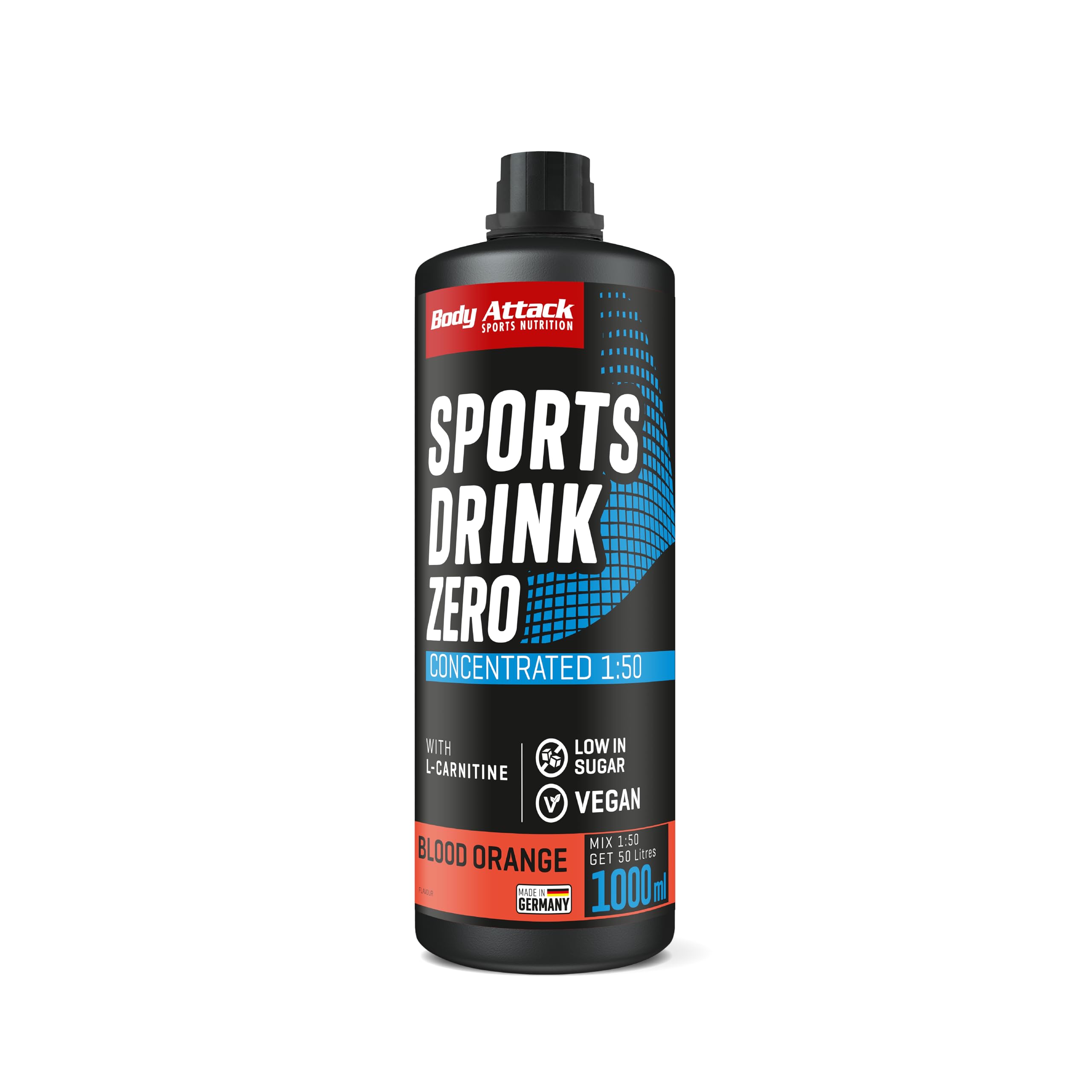 Body Attack Sportsdrink-Konzentrat Blood Orange 1000 ml / 200 Portionen