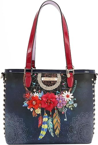 Nicole Lee Tote Bag, Dream True Collection, Vegan Leather Fall Dream True