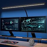 EYOCEAN Desk Lamp, 31.5" LED Desk Lamp for Home Office, Gesture Sensor Desk Light, Dimmable & Color Temperature, Eye-Caring Office Lamp with Remote Control, Brightest Architect Lamp, 24W - 1