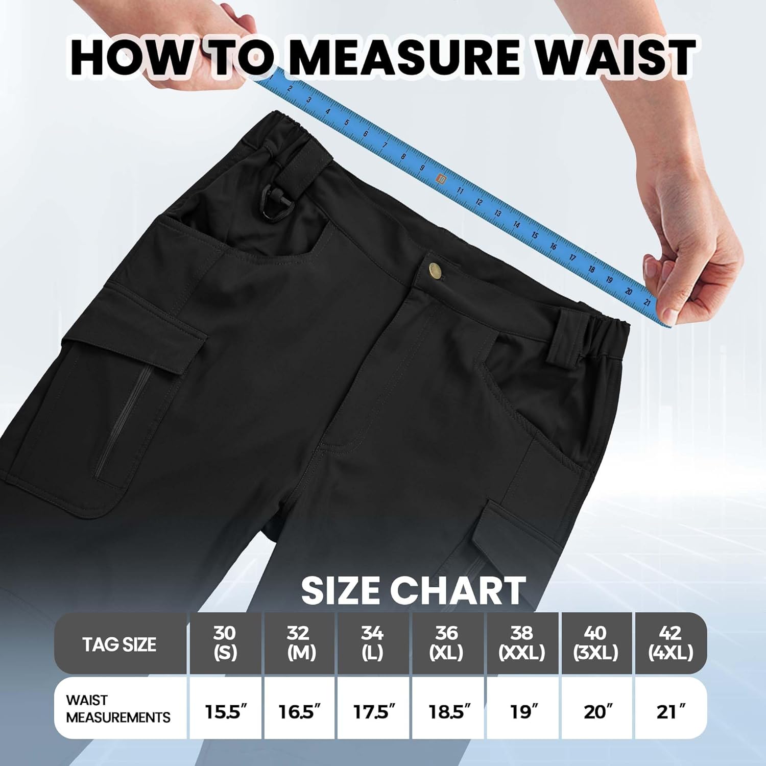 Men's Tactical Cargo Pants Durable Cargo Work Pants with Quick-Dry Fabric,EDC Work Hiking Pant Outdoor Hunting Appare