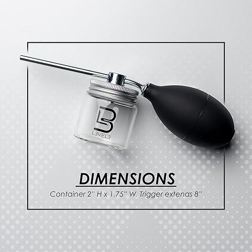 Miniatura 3 de Aplicador de fibra capilar de nivel 3, uso de precisión para barberos, fácil de usar, negro