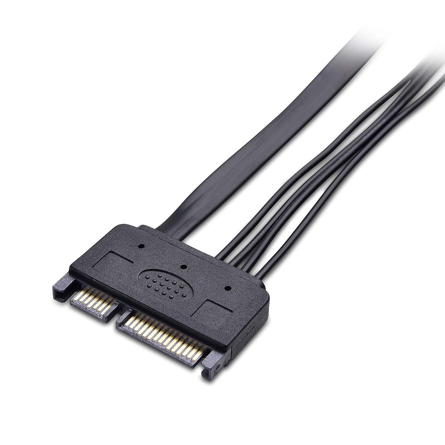 Cable Matters 2-Pack 22-Pin Power and Data SATA Extension Cable, 20 inches