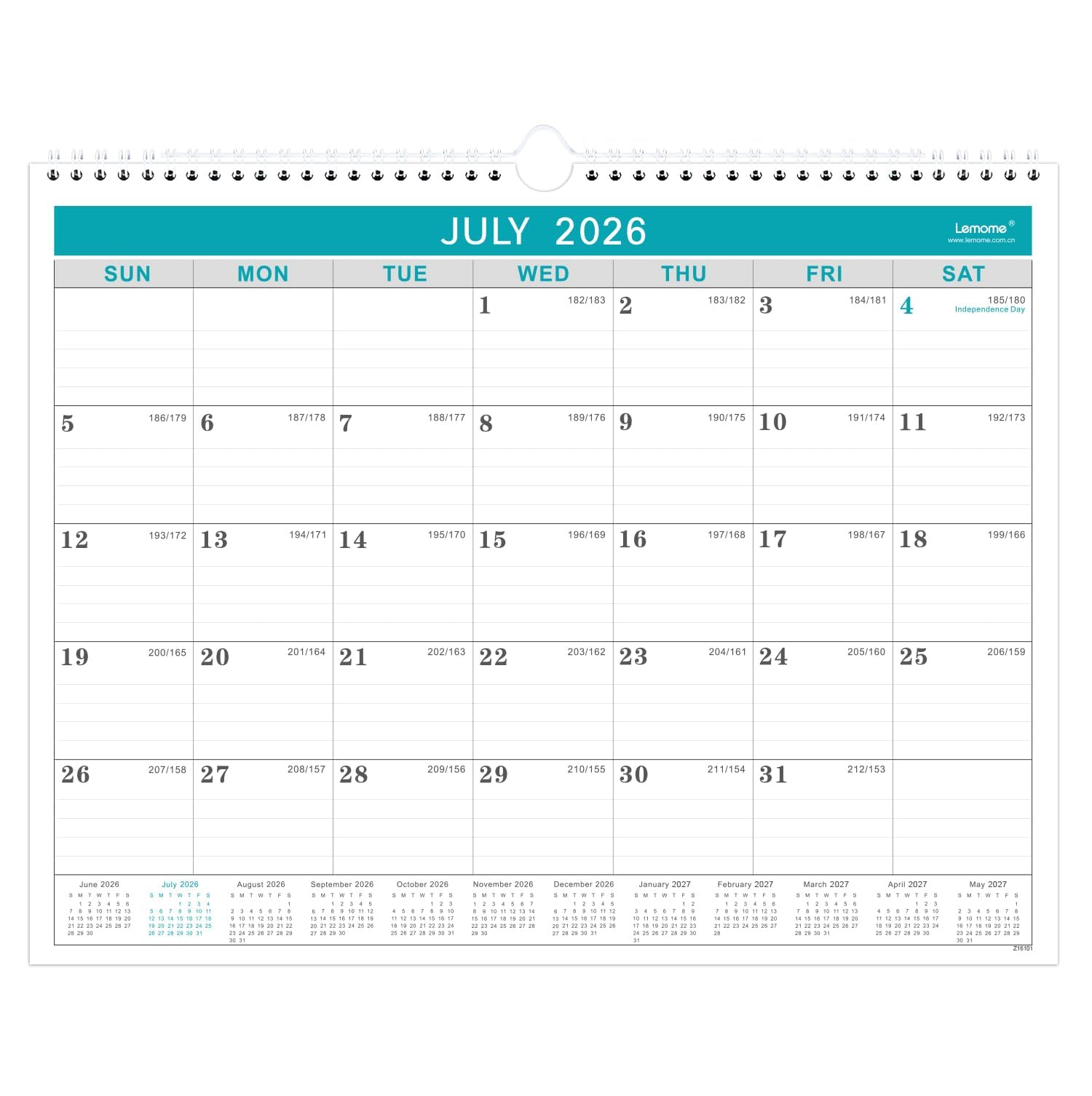Lemome Calendar 2026-2027 Office Home Planning &amp; Organizing, 11.5" x 14.6"