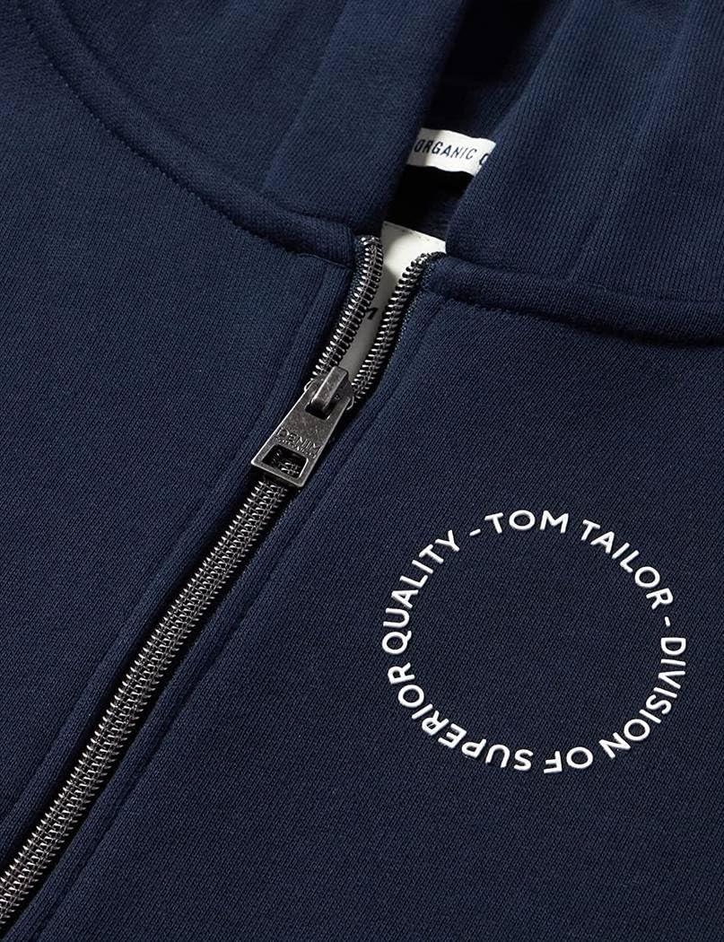 TOM TAILOR Chłopcy Basic - kurtka z kapturem 1029982, 10668 - Sky Captain Blue, 140