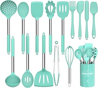 Silicone Cooking Utensil Set, Umite Chef 15pc...,