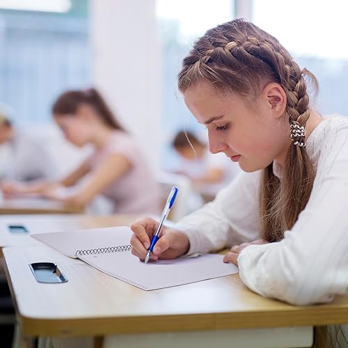 Miniatura 4 de Cuaderno de espiral de papel cuadriculado, cuadrícula cuadriculada, páginas perforadas, 10.5 x 8 pulgadas, 1 sujeto encuadernado con alambre,