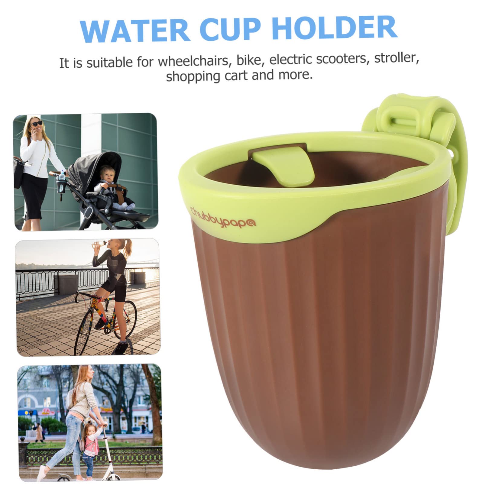CIMAXIC Cup Holder for Cart Stroller Supplies Milk Bottle Organizer Pp Plastic Silicone