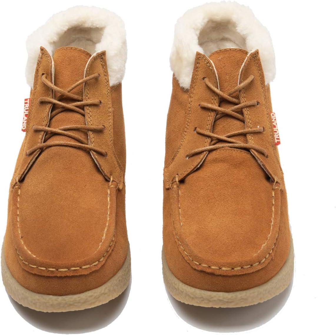 TRULAND Women's Suede Leather Fur Lined Winter Ankle Bhutan Ubuy