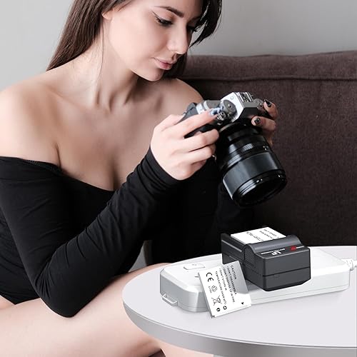 Miniatura 8 de LP Paquete de 2 baterías NB-6LH NB-6L y cargador LED, batería de 1200 mAh compatible con Canon PowerShot SX530 HS SX710 HS SX700 HS SX610 HS SX600