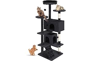 FDW Cat Tree 54in: The Ultimate Indoor Oasis for Your Feline Friend