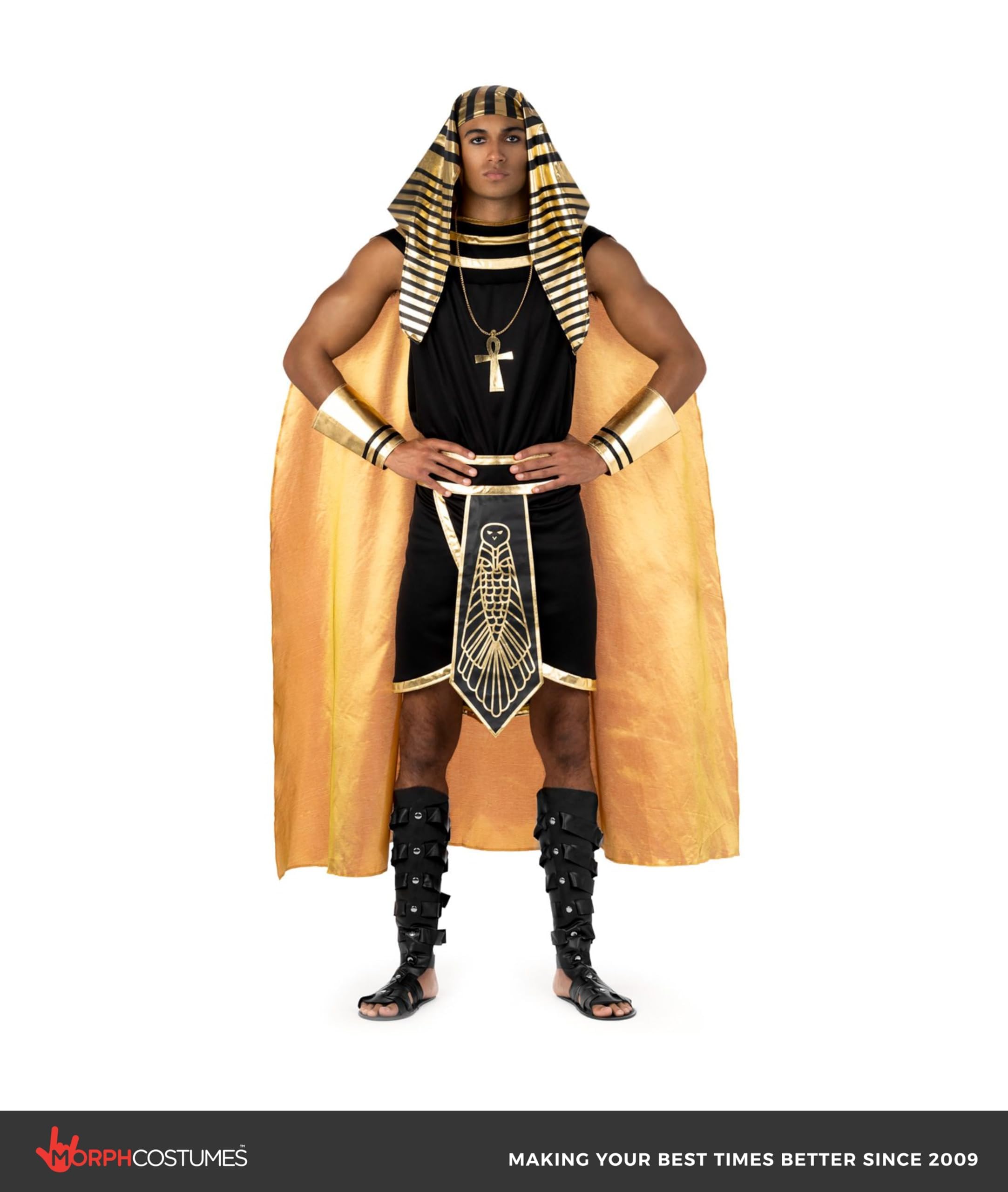 Morph Deguisement Egyptien Homme Costume Déguisement Pharaon Adulte Halloween