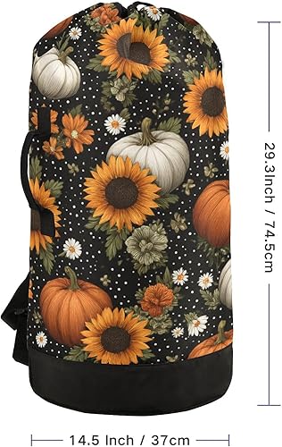 Vista 246 de Mochila de lavandería con correas ajustables para el hombro, bolsa de lavandería sucia para viajes, campamento, universidad, resistente, Rosa floral