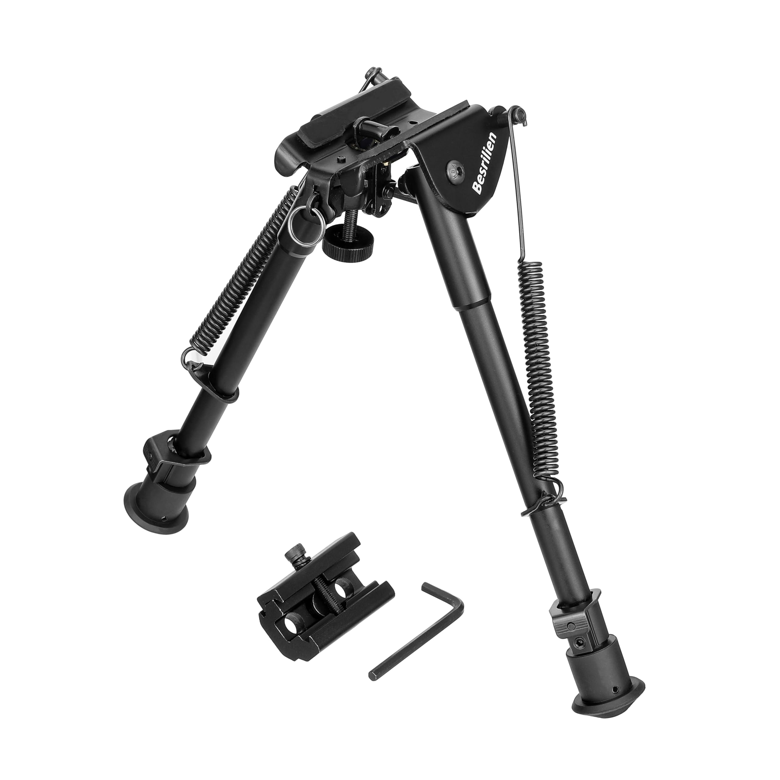 Besrilien 9-13 Inches Rifle Bipod with Picatinny Adapter Bipod for Rifle
