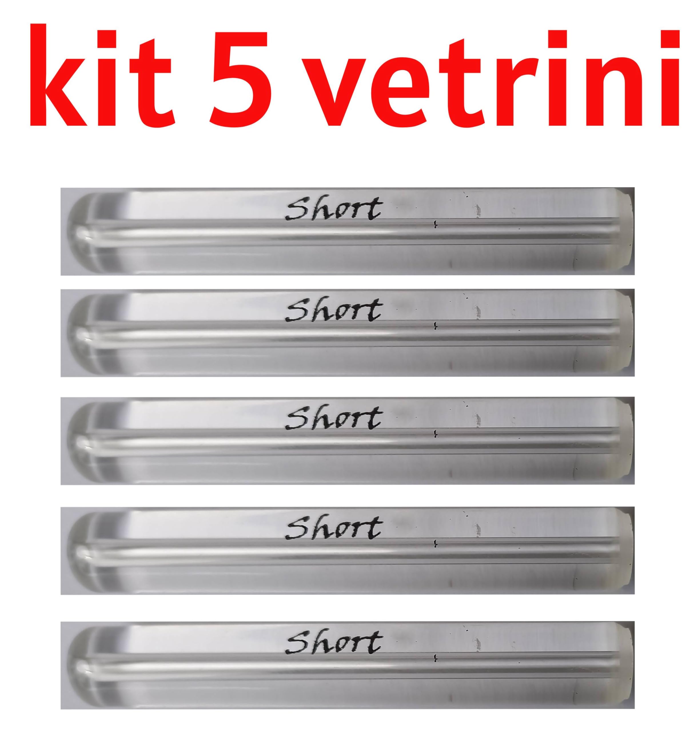 Generico Vetrino Vetrini Short 4 Gr Pesca Canna Trota Lago Recupero Tremarella Laghetto Kit 5 Pz.