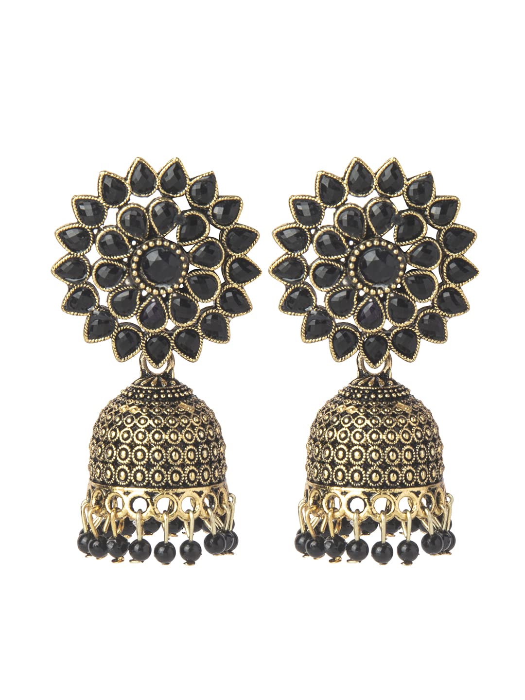 See full amazon price history chart for Shining Jewel - By Shivansh Womens Gold Plated Antique Traditional Ethnic Jhumka with CZ and Pearls Earrings (SJ_1893_BK) Shining Jewel - By Shivansh Womens Gold Plated Antique Traditional Ethnic Jhumka with CZ and Pearls Earrings (SJ_1893_BK) (B09LLQT9K9) Amazon Price History, Amazon Price Tracker