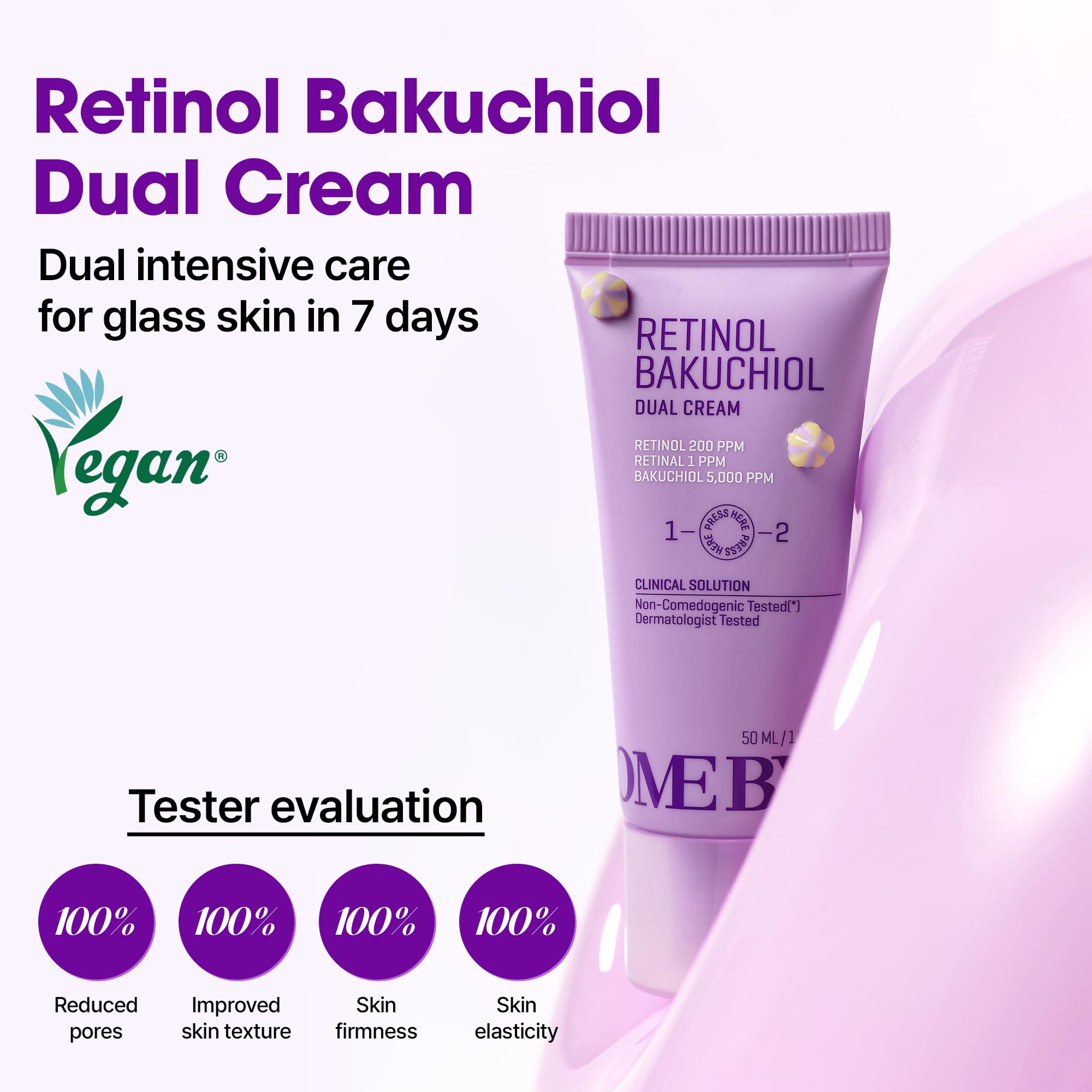 SOME BY MI Retinol Bakuchiol Dual Cream with Collagen, 1.69 oz