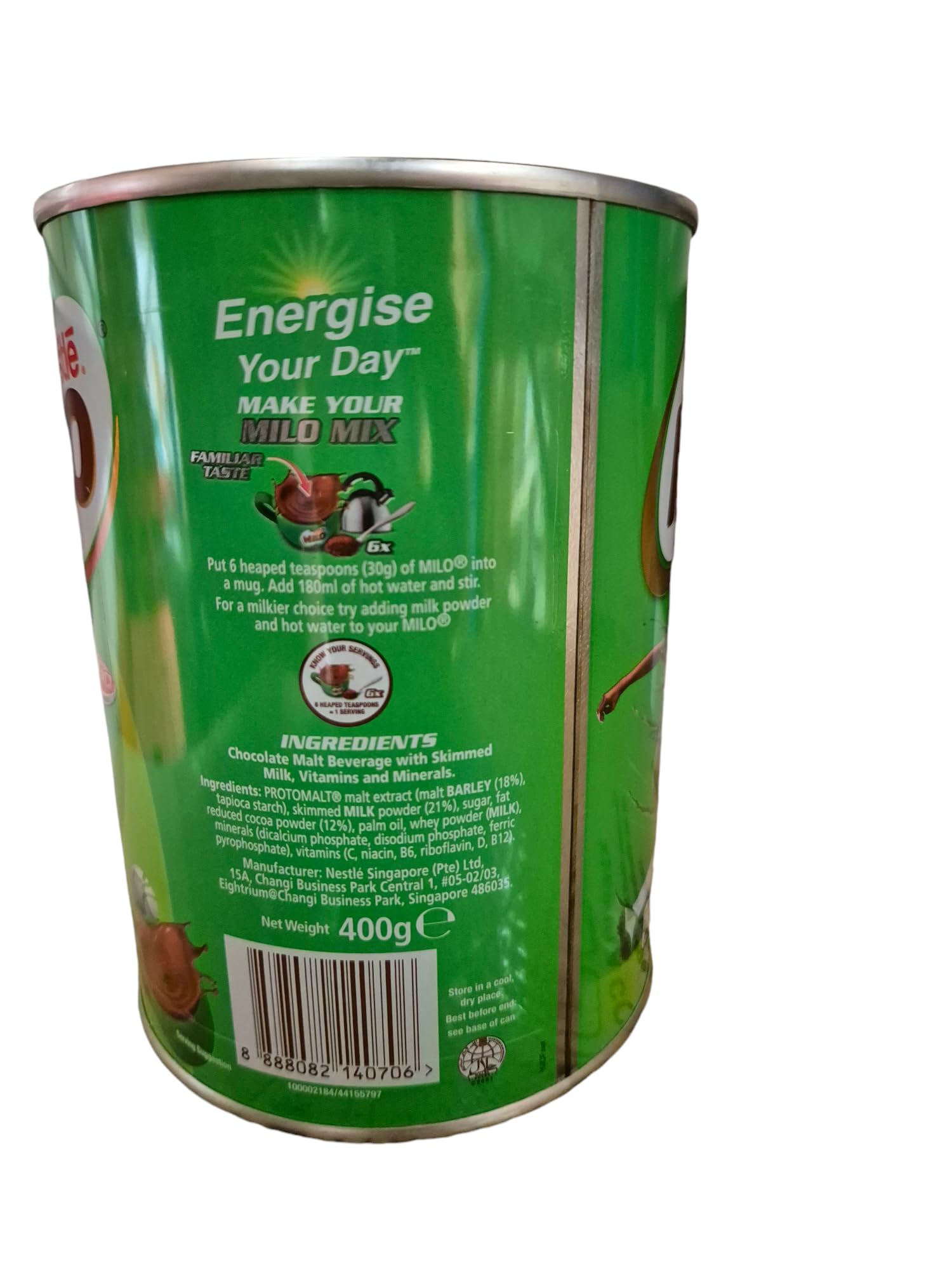 minafood Zestaw do kakao i mleka w proszku 2 x 400 g + notatnik