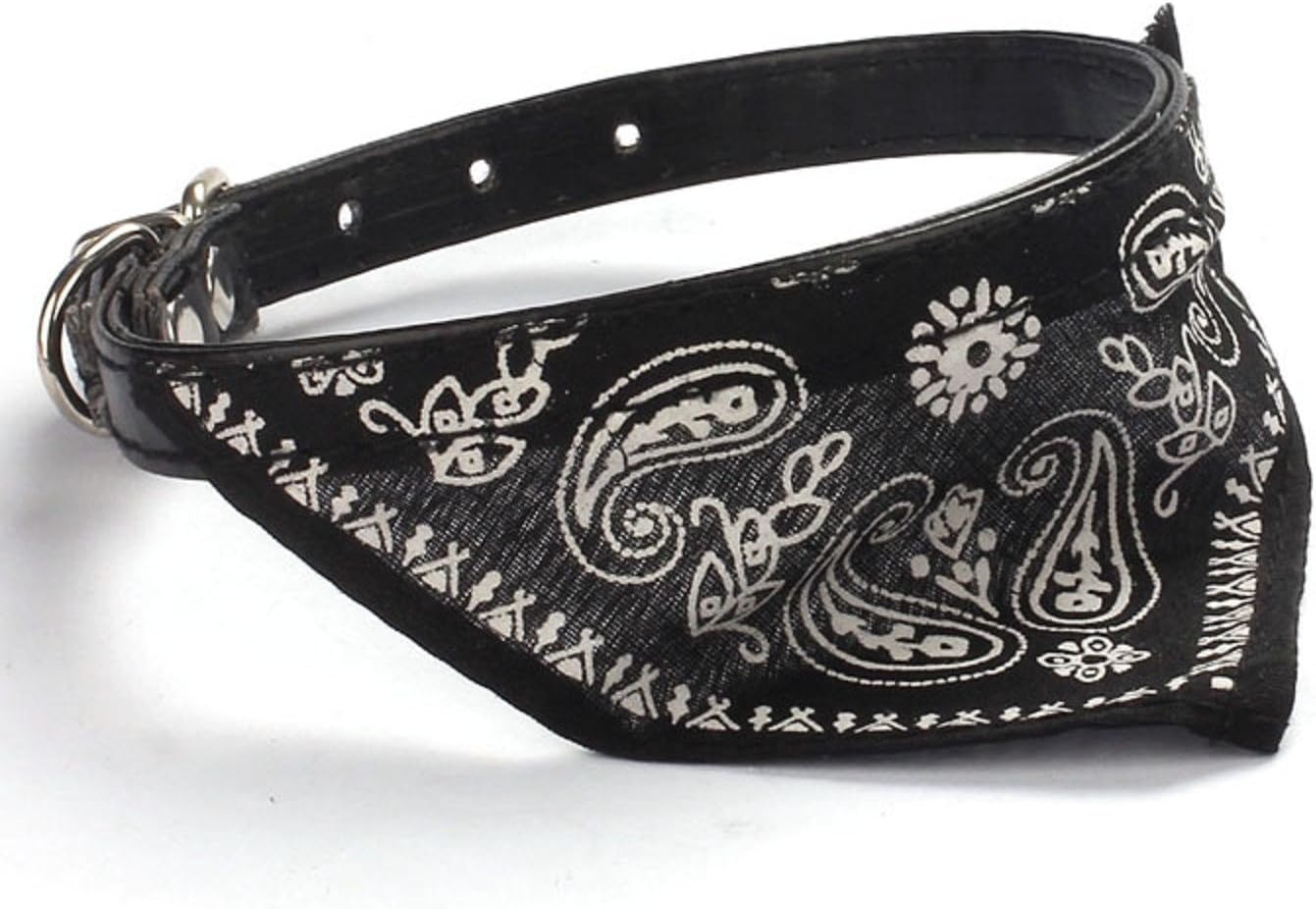 FAPIZI Pet Dog Cat Puppies Collars Scarf Neckerchief Necklace (Black)