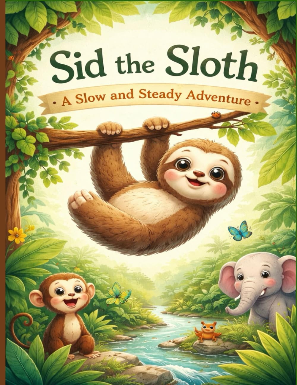 Sid the Sloth: A Slow and Steady Adventure: A Heartwarming Story About Kindness, Confidence, and Moving at Your Own Pace for Kids Ages 4–8 (Little Jungle Lessons)
