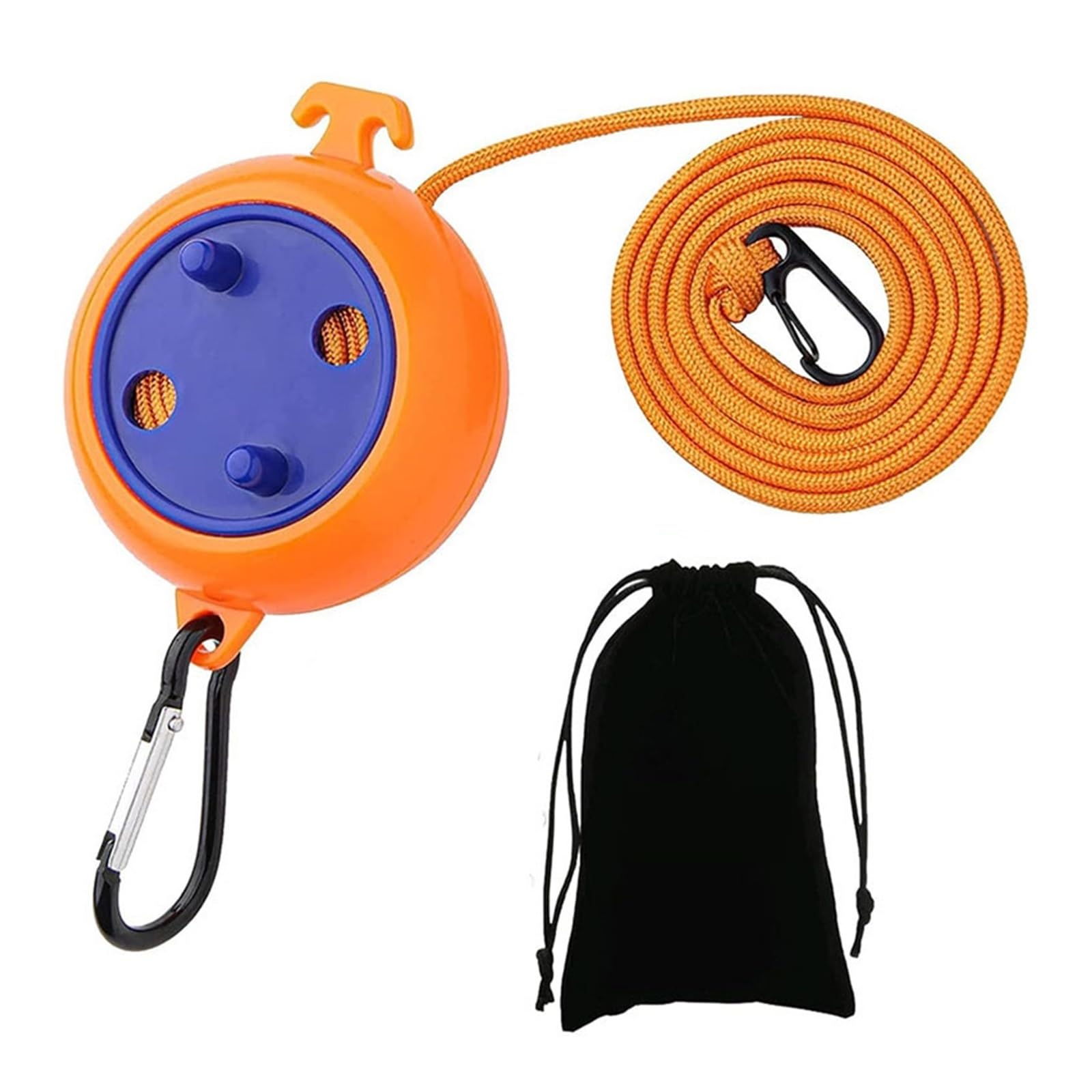 Retractable Washing Line Clothesline Laundry Drying Rope Retractable Clothesline Outdoor Washing Drying Line With 20 Windproof Clothespins 10 Stoppers(Style1 Set)