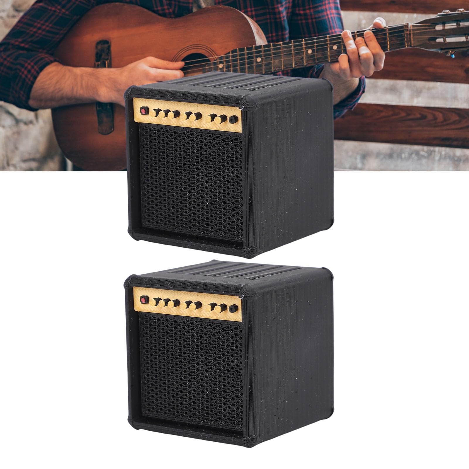 Cuifati Guitar Pick Box, 2 szt. Guitar Pick Holder do Domu