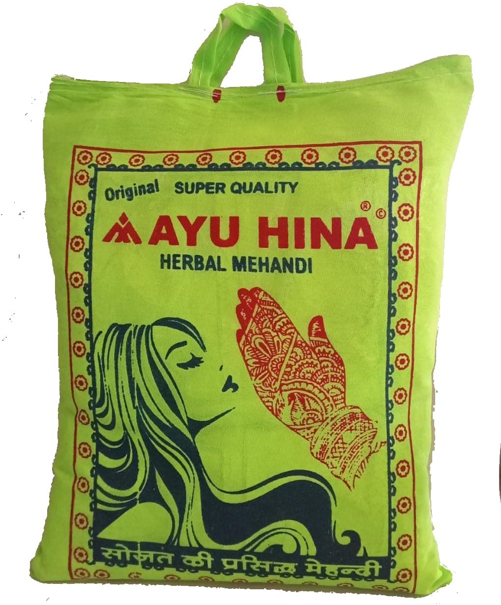 AYU HINA HERBAL MEHANDI 1kg. pure Henna Powder 1000g.