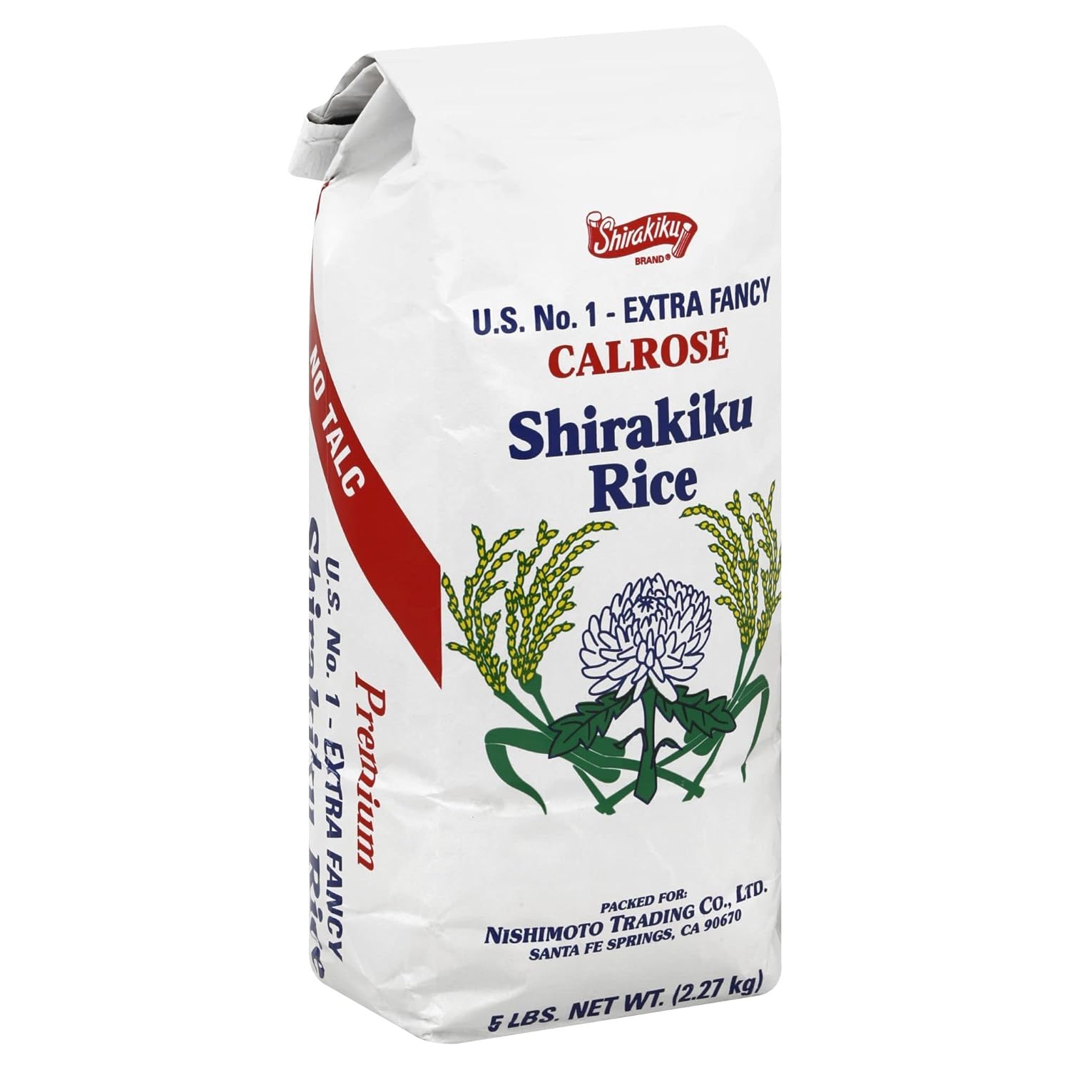 Shirakiku, Calrose Rice Med Grain, 5 Lbs