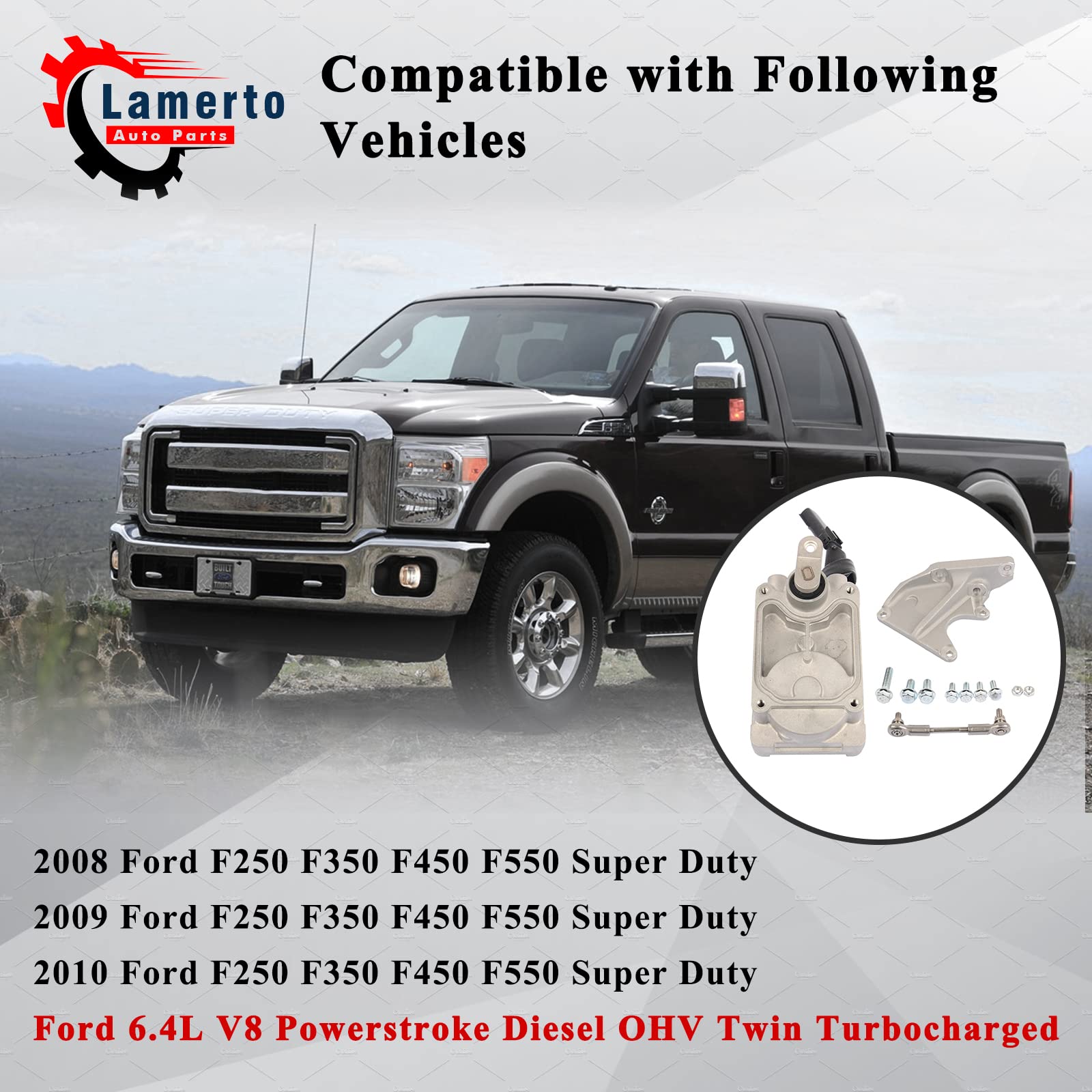 Amazon.com: Lamerto Electronic Turbo Actuator Replacement for Ford 
