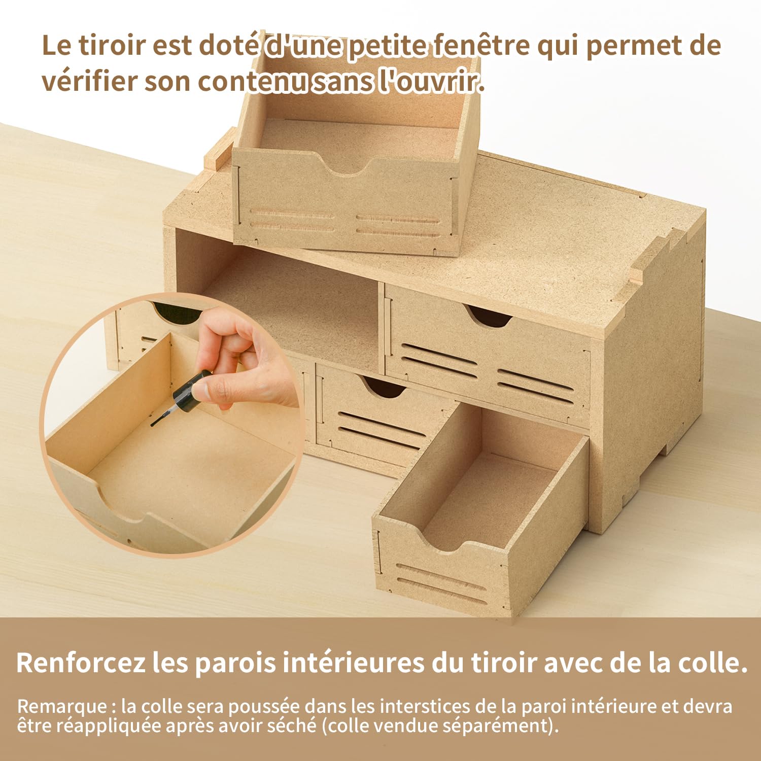 Rack de rangement d'outils pour kit de modélisme en plastique, tiroir de rangement d'outils de modélisme et de pièces pour hobby, pour les outils Tamiya Gundam, GK2