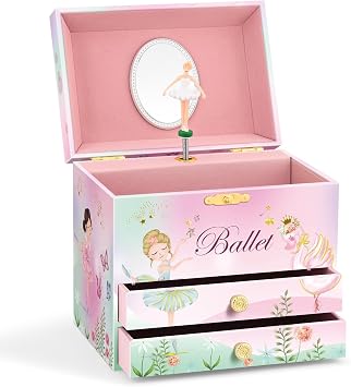 A&A Musical Jewelry Box for Girls