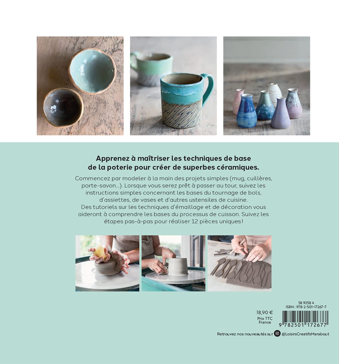 Le guide de la poterie pour débutant: 12 projets avec et sans tour