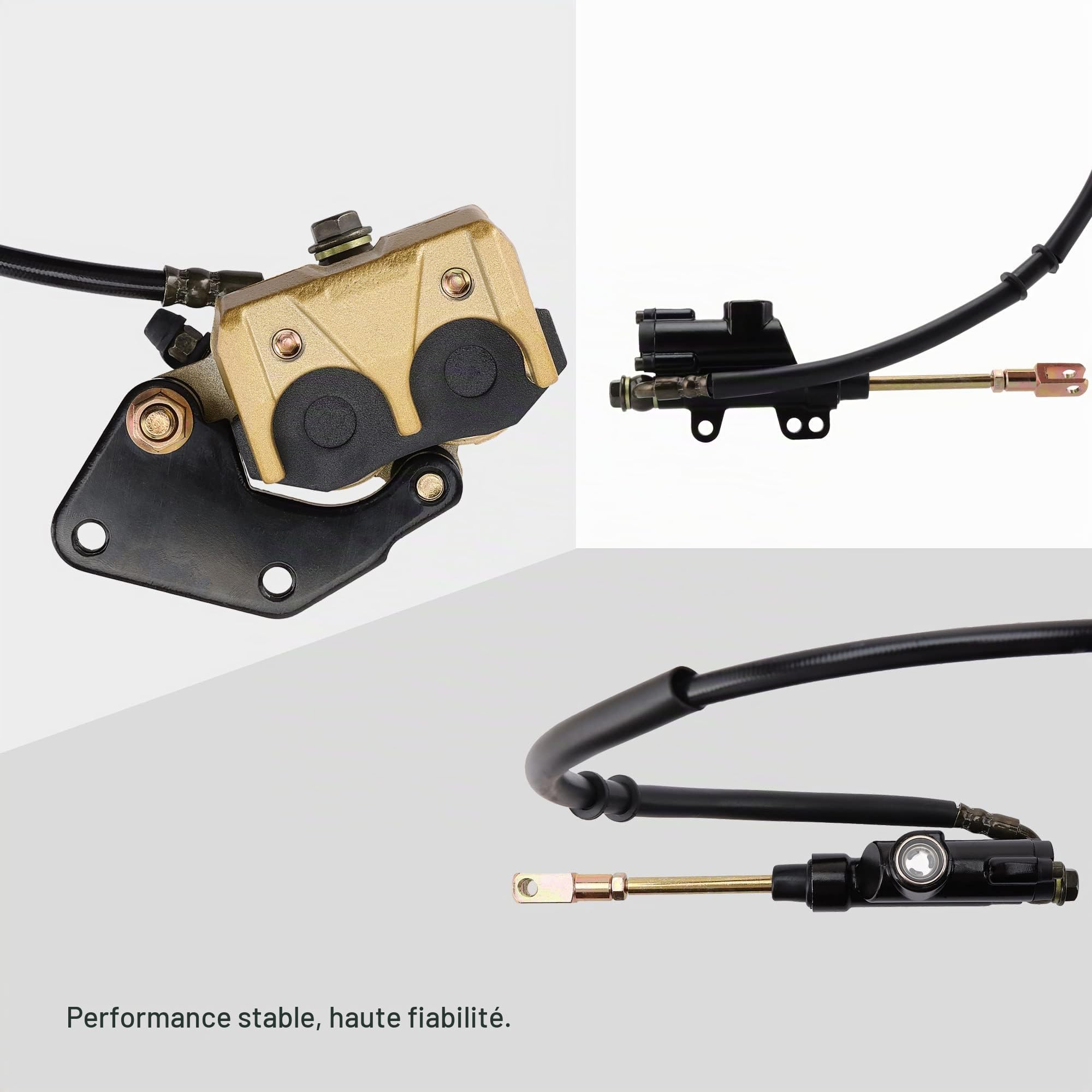 GOOFIT Maître cylindres Pied arrière Frein à Disque Remplacement pour 50cc 70cc 90cc 110cc 125cc Dirt Bike