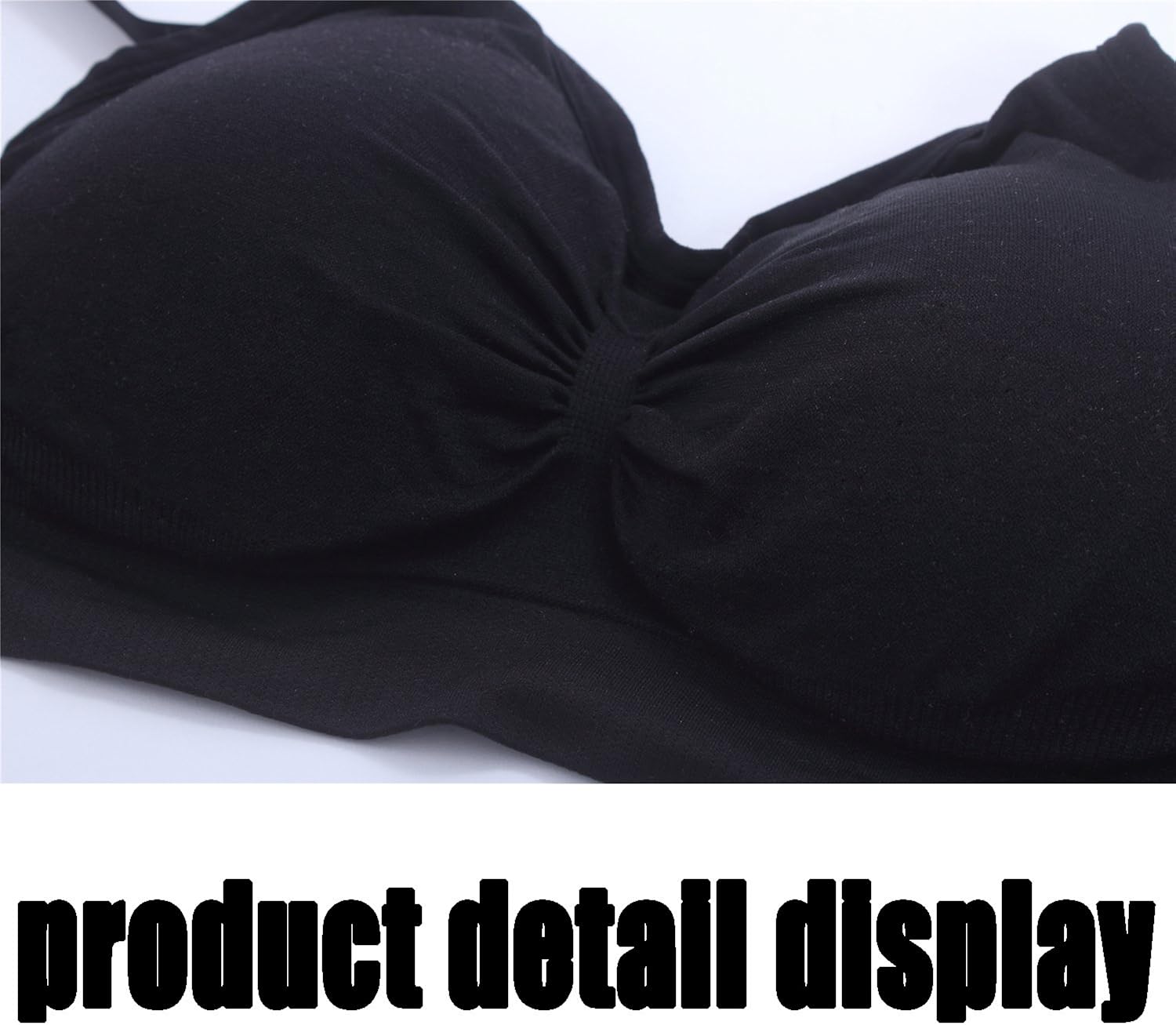 Junlan Womens Plus Size Maternity Nursing Bra Sleep Padded Wireless for Breastfeeding with Adjustable Straps
