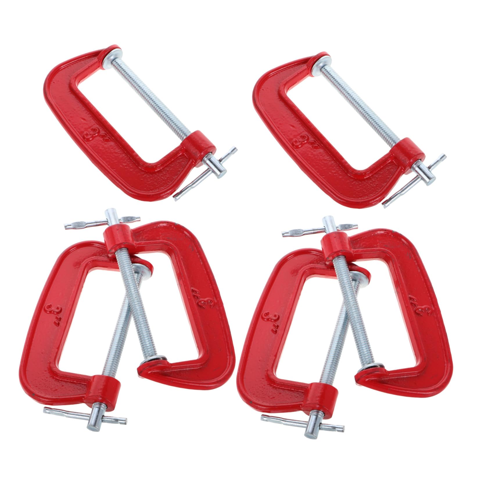 Veemoon 6pièces Serre-joints Robustes Métal pour Travail le Soudage Assemblage Projets DIY Outils de Serrage Durables