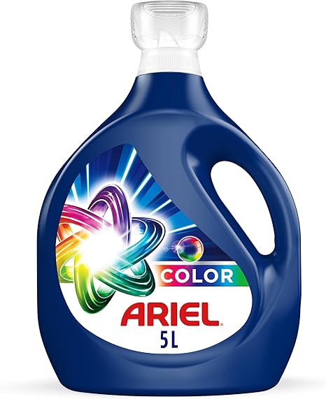 Ariel Detergente Líquido Color, remueve manchas y cuida el color, 80