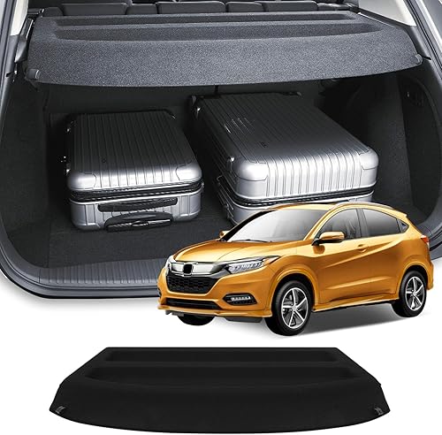 Miniatura 22 de SCITOO Cubierta de carga 2013 2014 2015 2016 2017 2018 compatible con Toyota RAV4 2.5L actualizado anti-mirón retráctil trasero maletero cubierta