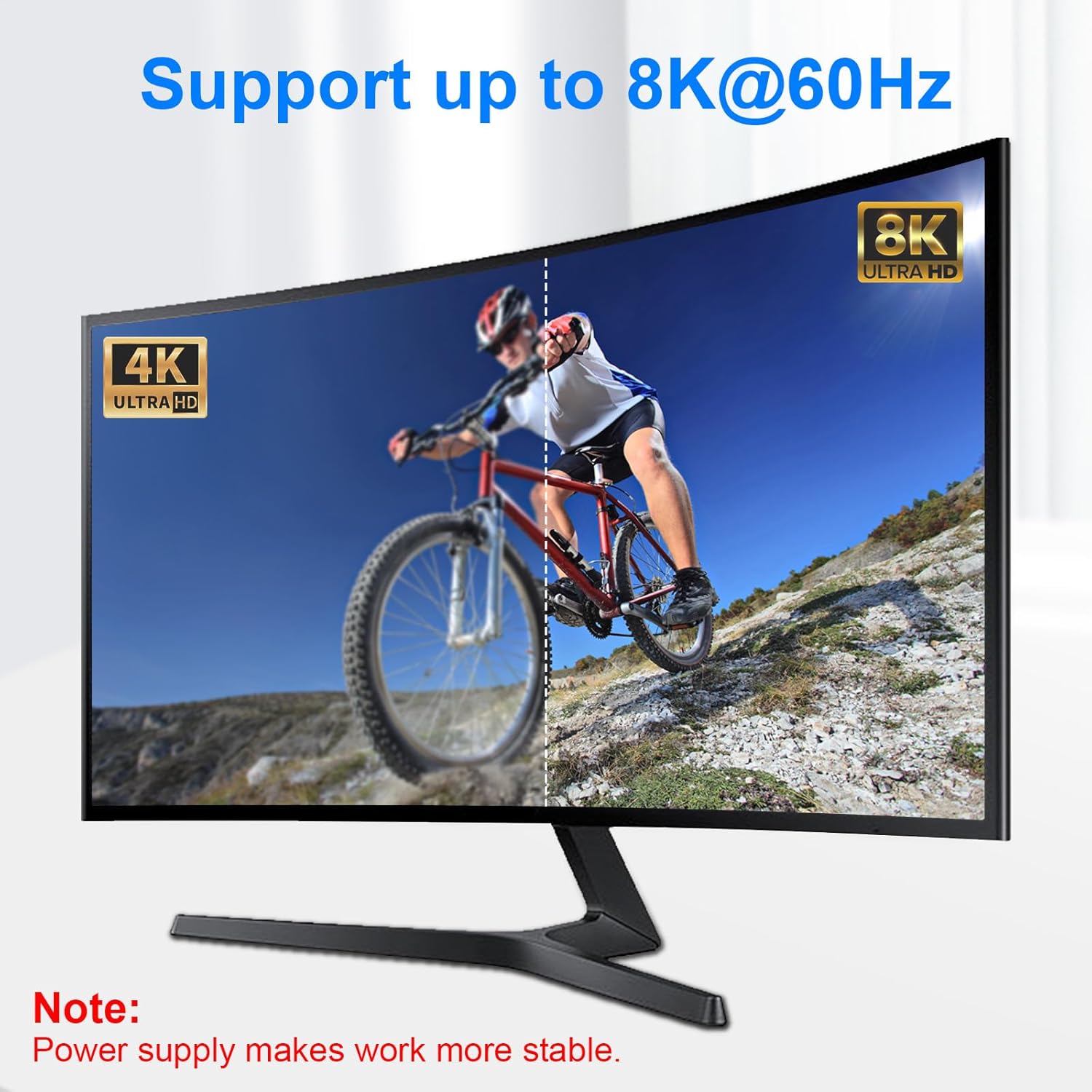 8K USB-C Switch, Bi-Directional KVM Switch with Wired Remote & 2 USB-C Cables, 100W Charging+10Gbps Data+Video Transfer, 8K@60Hz/4K@144Hz