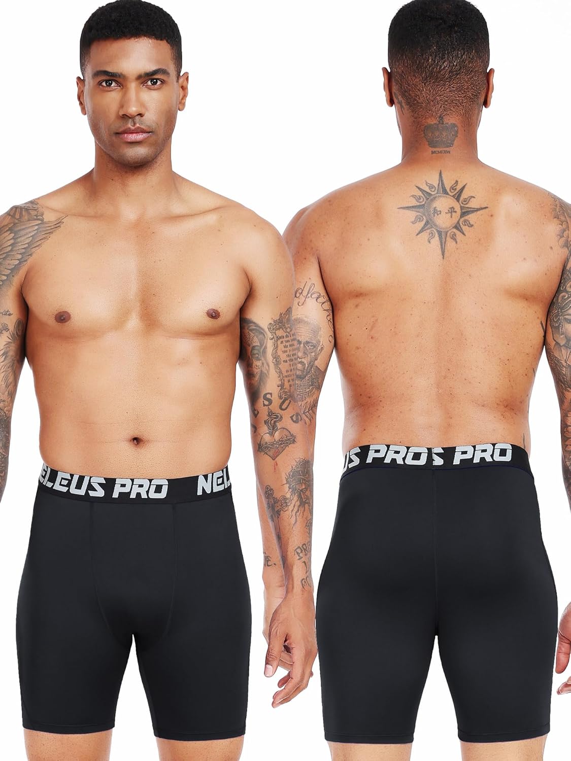 NELEUS 3 or 6 Pack Compression Shorts for Men Spandex Sport Shorts Running Athletic Workout Performance Baselayer Underwear - Image 6
