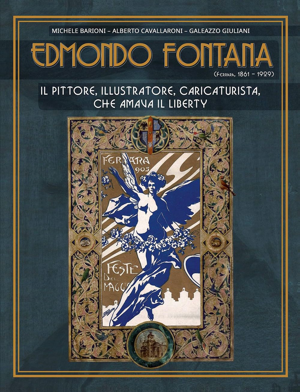 Ouvrage Edmondo Fontana peintre illustrateur Liberty édition en couleurs