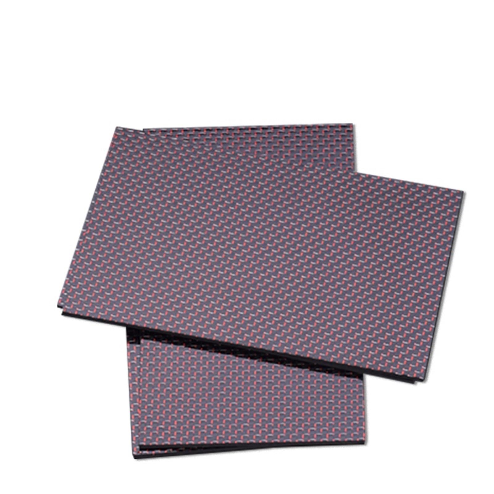 1pcs 195x240 mm 3k Full Carbon Fiber Board Red and Silver Brushed Woven Smooth Frosted Carbon Fiber Panel 0.5mm 1mm 1.5mm 2mm 3mm 4mm 3k Carbon Fiber(195x240x4.0mm Matte)