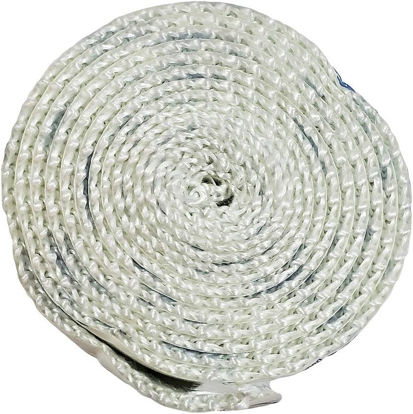 Replacement 3/4" x 7' Self Adhesive Flat Gasket for Pellet Wood Gas Fireplaces & Stoves Fits Many Heatilator Quadra-Fire HeathStone Lopi PelPro Regency Lennox Avalon Englander Glow Boy Models