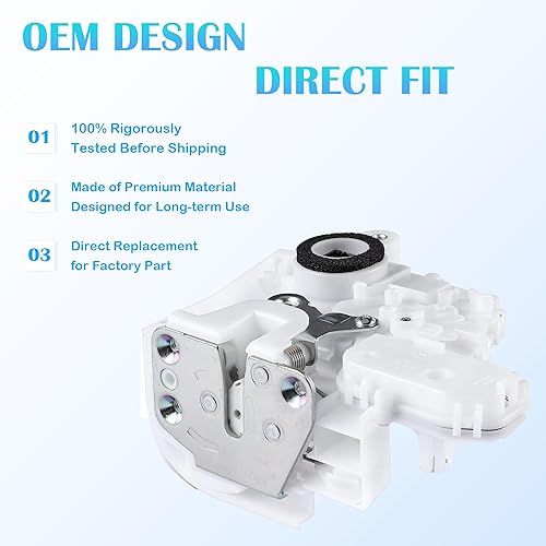 Miniatura 2 de Motor de actuador de bloqueo de puerta rico compatible con Honda CRV CR-V 2007 2008 2009 2010 2011 Actuador de bloqueo de puerta del conductor