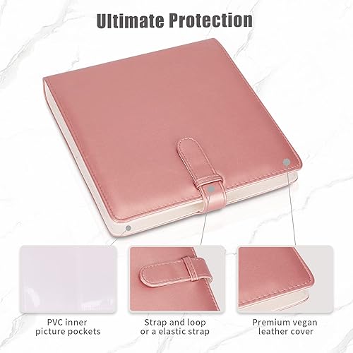 Miniatura 5 de Phetium Álbum de fotos de 256 bolsillos para impresora Fujifilm Instax Mini LiPlay 12 11, 9, 8, 7s, 40, 99, 90, 90, cámara instantáneaMini Link