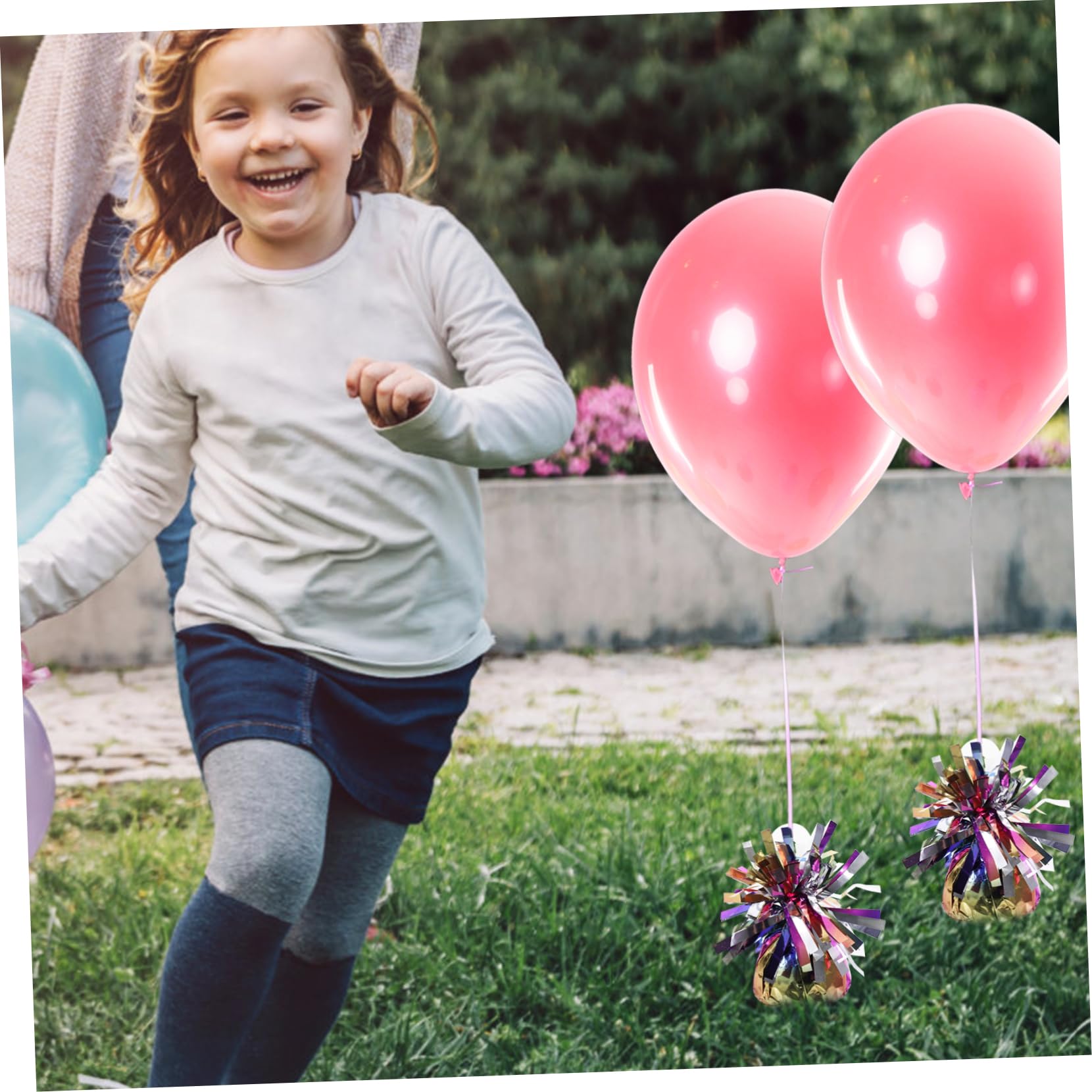 Pesi per Palloncini 6 Pezzi in Film e Cemento per Feste | Lattici e Palloncini, Uso in Compleanni e Anniversari, Riutilizzabili e Facili da Usare
