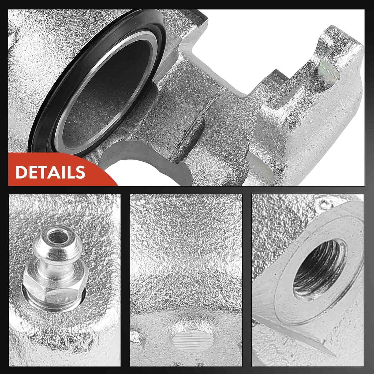 A-Premium Disc Brake Caliper Assembly Without Bracket Compatible with Select Dodge and Plymouth Models - Charger, Coronet, Road Runner, Satellite, Dart, Duster, Scamp, Valiant - Front Driver