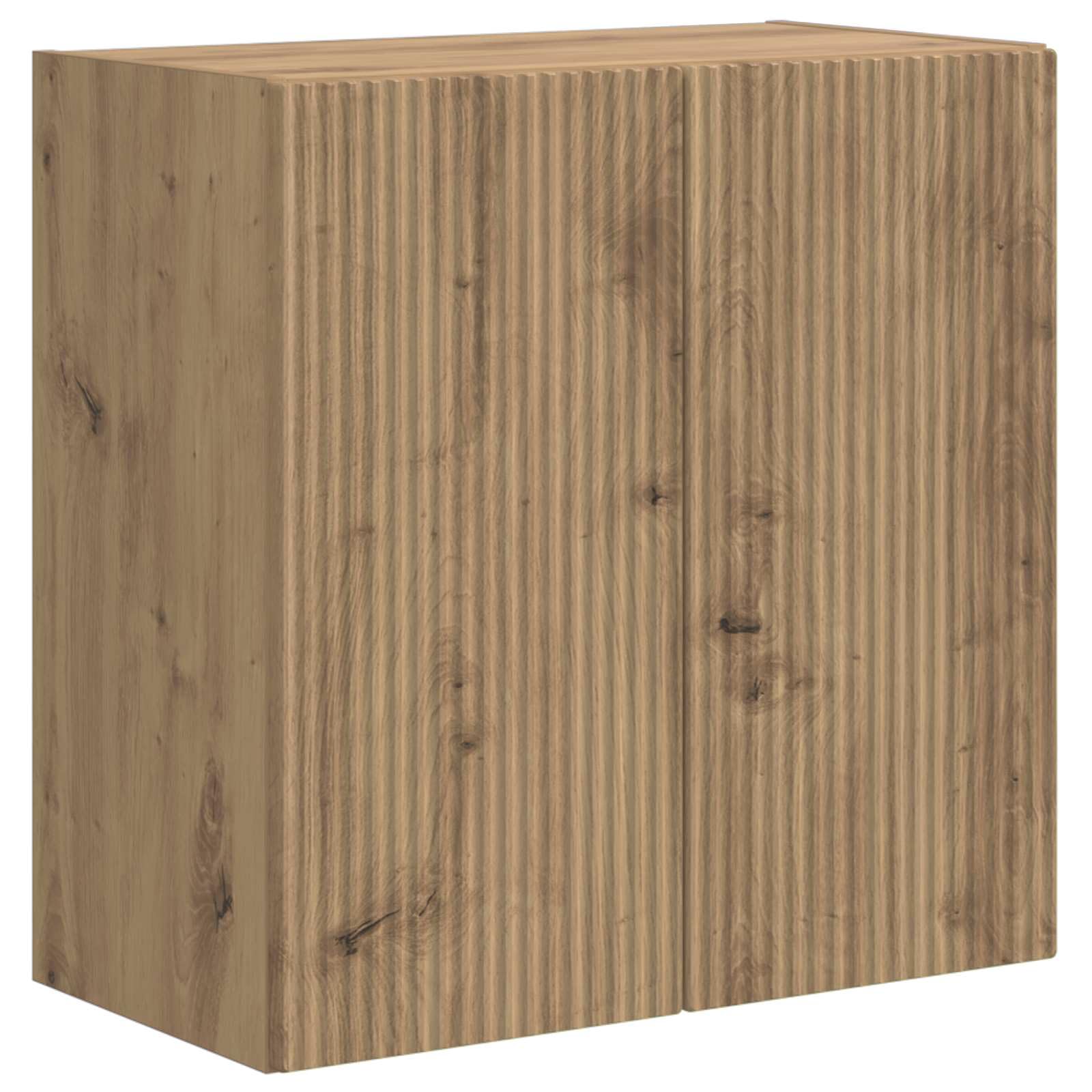 Zestaw regałów do montażu na ścianie, 6-częściowy, dąb Artisan, 78,5 x 30 x 29,5 cm, uniwersalny mebel multimedialny do salonu, sypialni