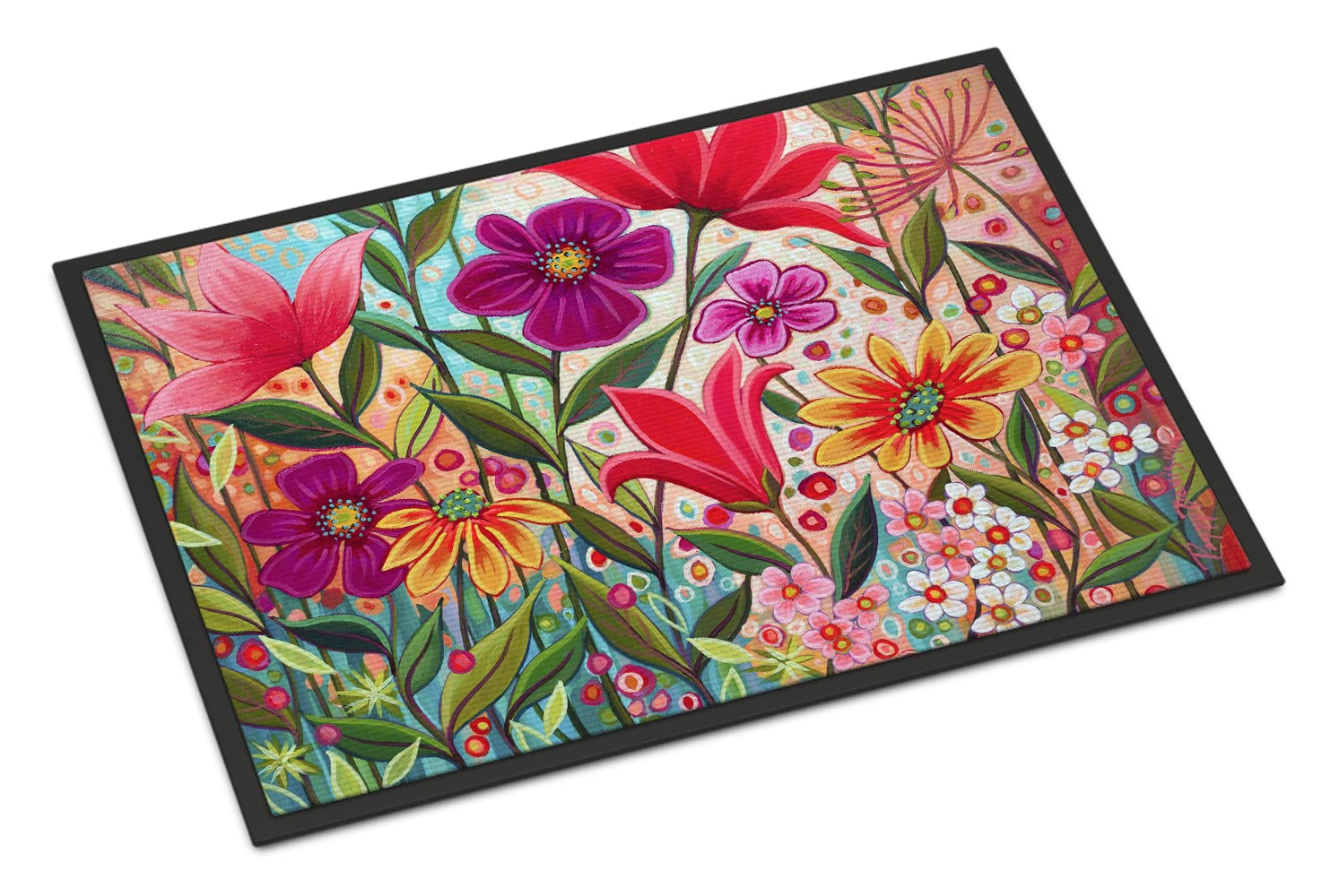 Paillasson multicolore tapis entrée 18x27 pouces Caroline's Treasures