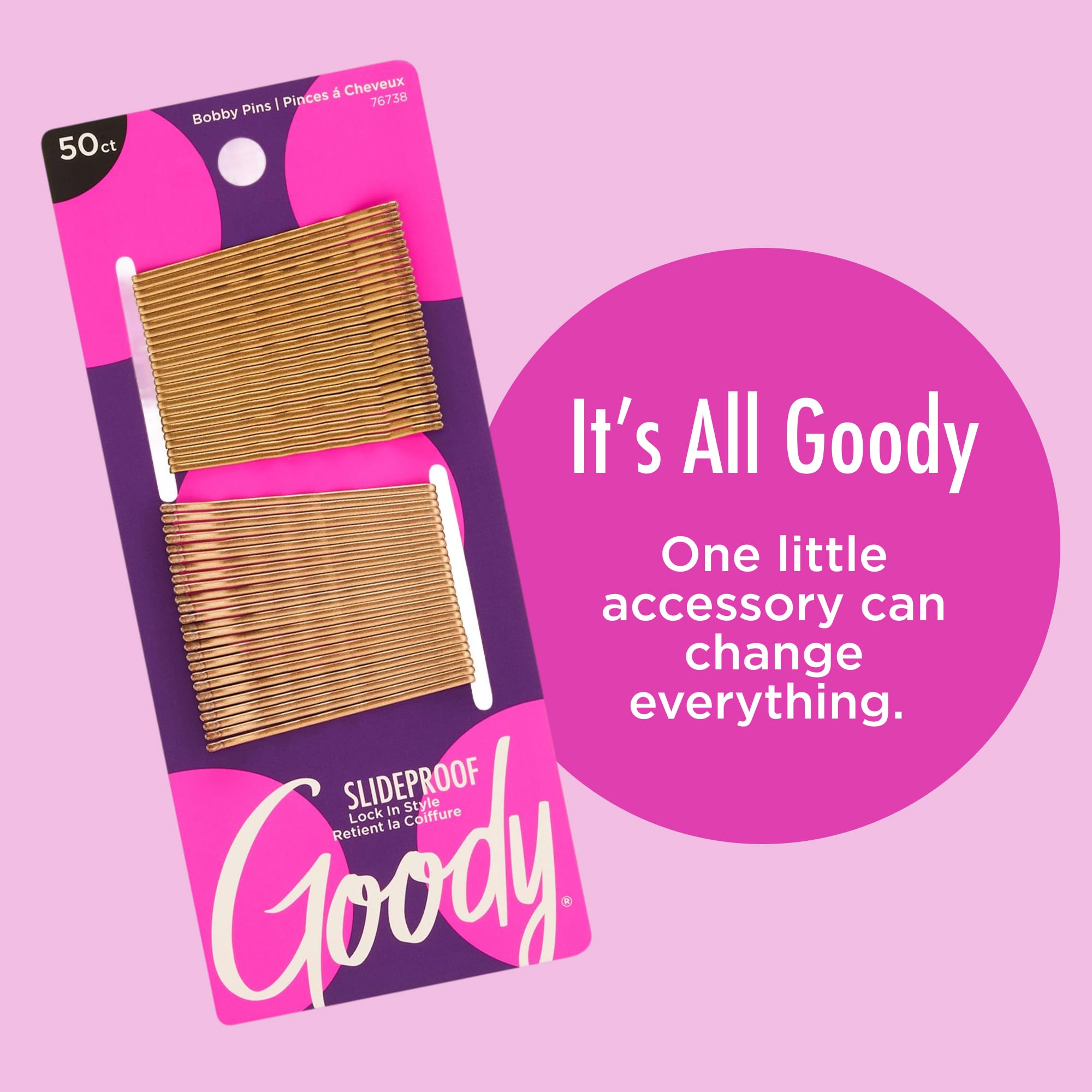 Goody SlideProof Bobby Pins - 50 Count -9
