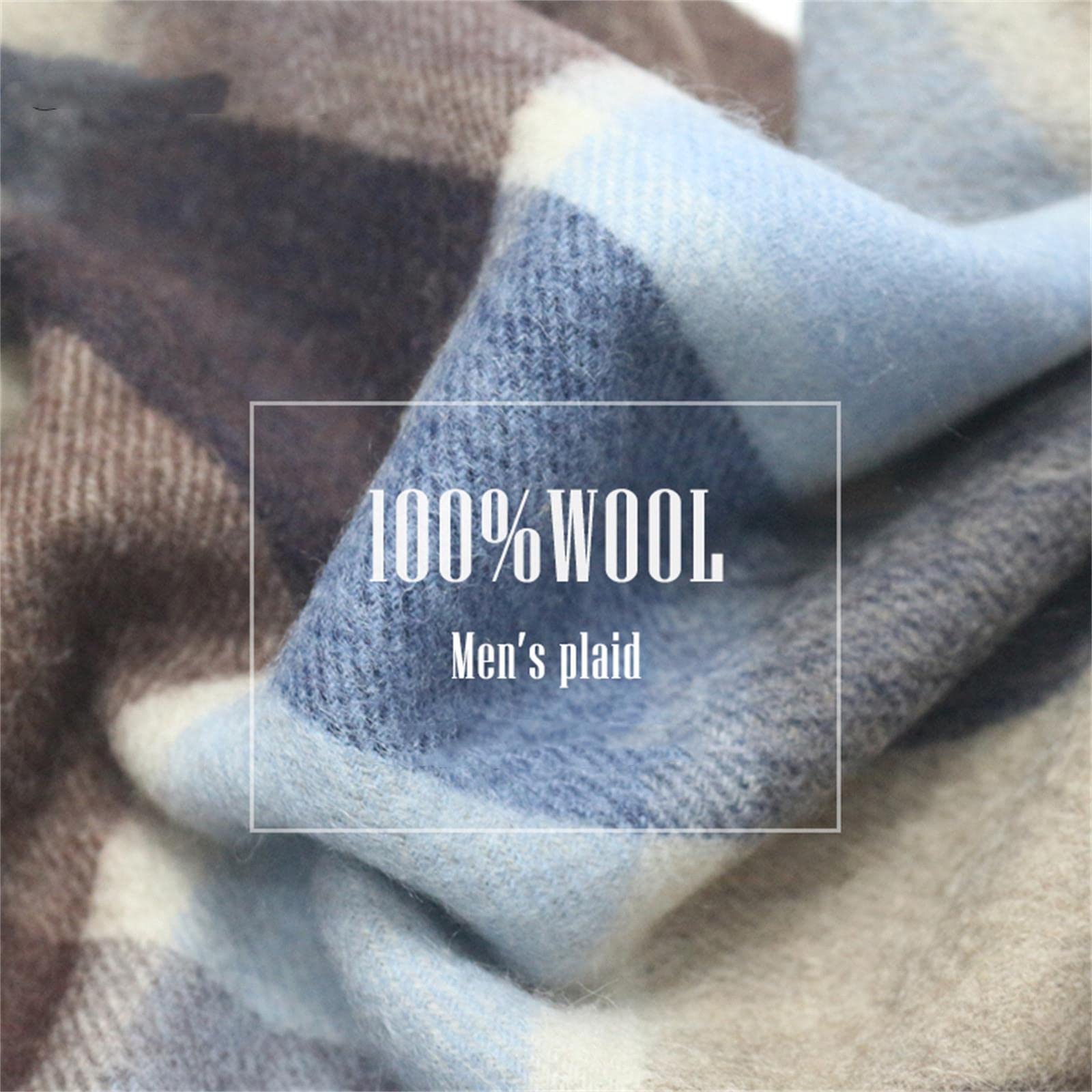UKKO Kaschmirschal Winterfrauen-Kaschmir-Männer Warme Foulard-Wollschals